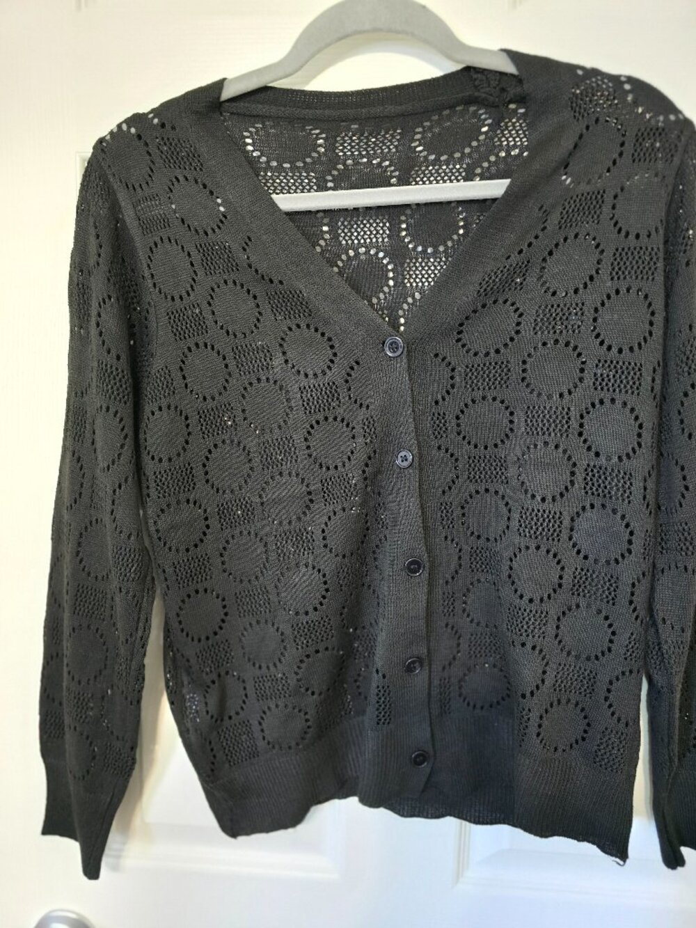Circle patterns cardigan